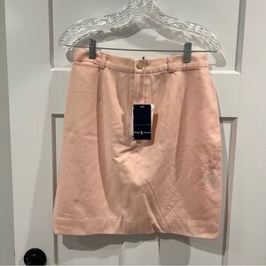 Vintage 1960s Deadstock Ralph Lauren 100% Wool Pink Skirt Women’s Made in USA